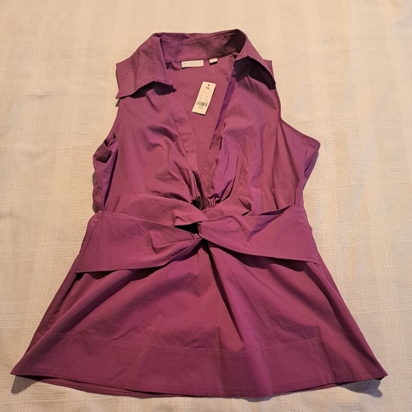New York & Company women's size Large light purple sleeveless top, New - Picture 1 of 6